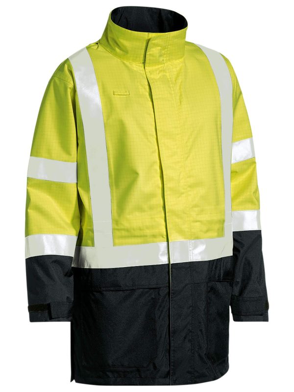 3M Taped Two tone Hi Vis Anti Static Wet Weather Jacket