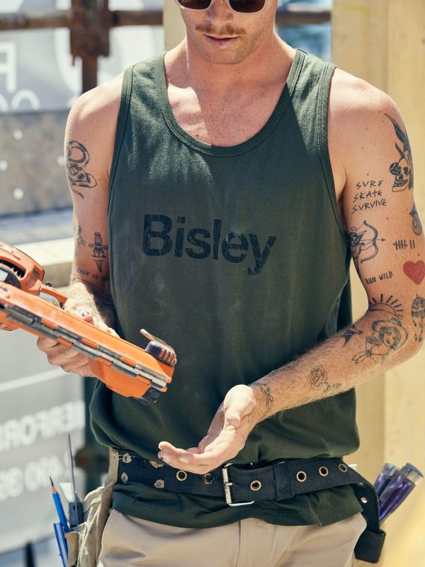 Cotton Logo Singlet