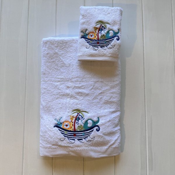 Baby Towel & Face Washer - Motif with personalised name - Image 24