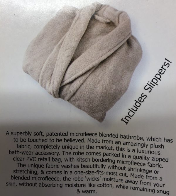 Microfleece Blended Bath Robe - Image 2