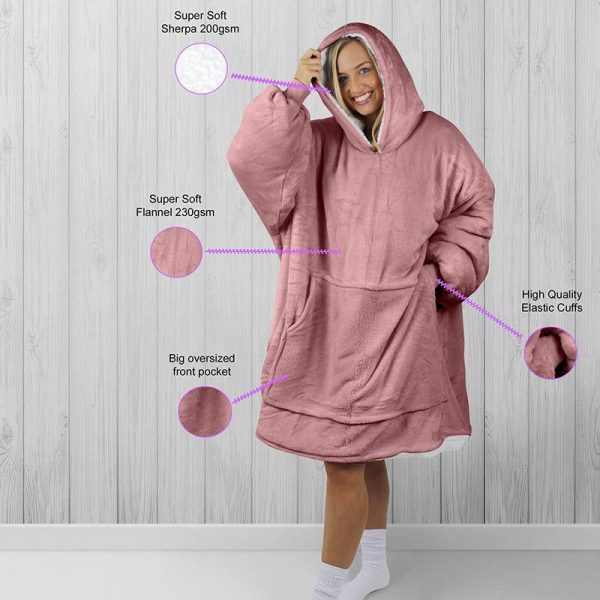 Personalised Snoggie Hooded Blanket - Image 5