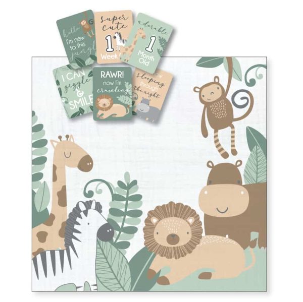 Newborn Milestone Muslin Set - Image 3