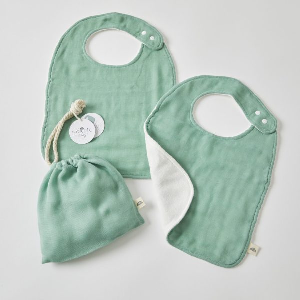 Nordic Kids Muslin Bibs - 2pk - Image 4
