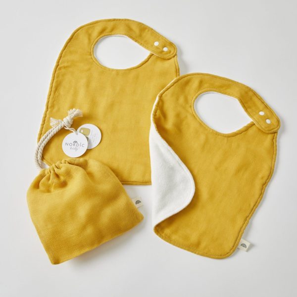 Nordic Kids Muslin Bibs - 2pk - Image 2