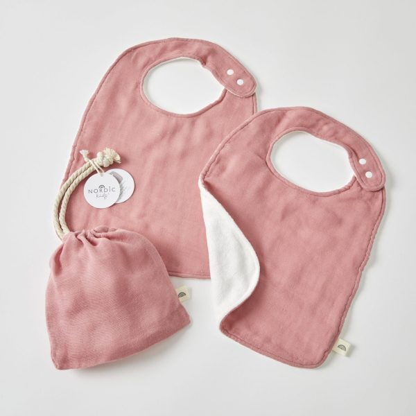 Nordic Kids Muslin Bibs - 2pk - Image 3