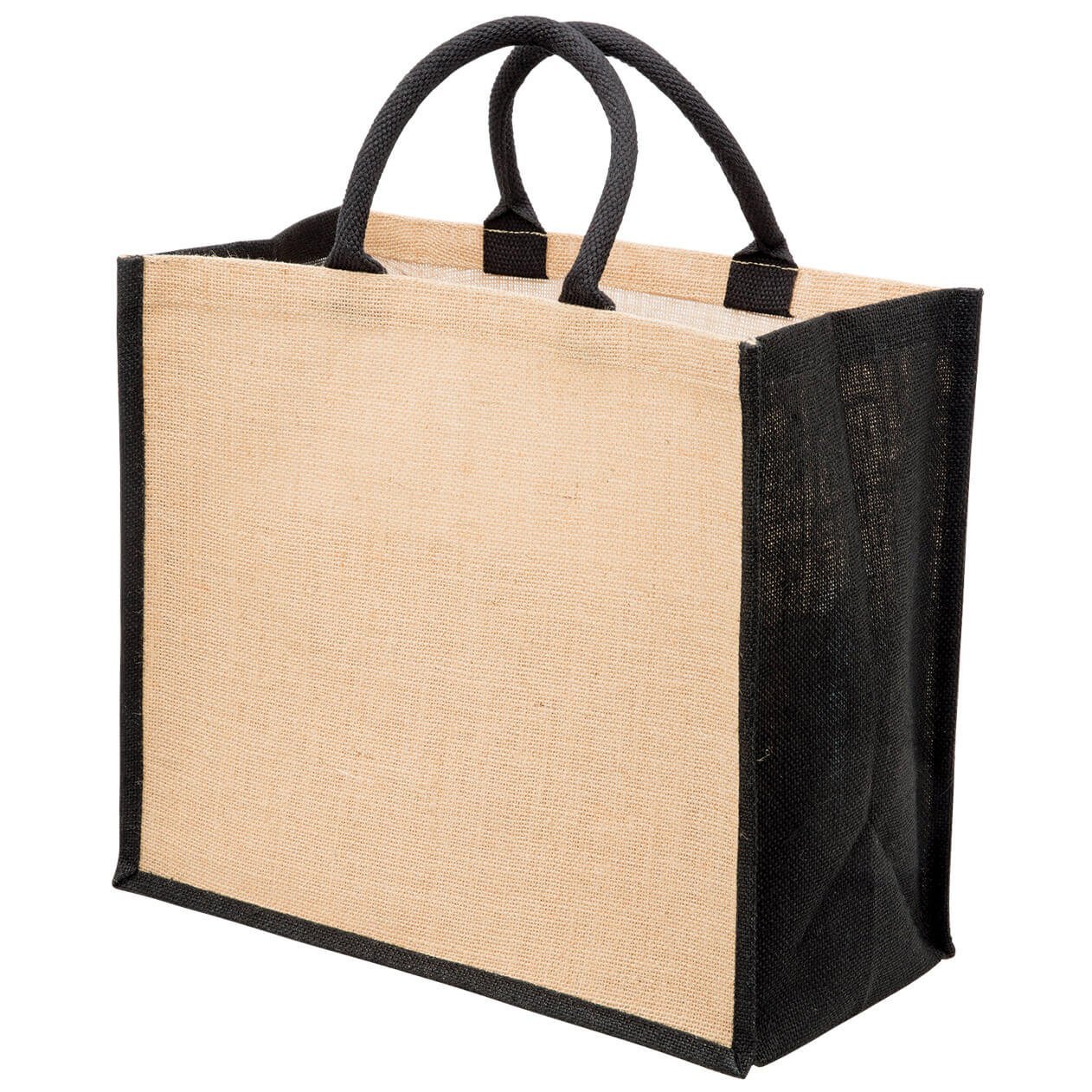Eco Jute Tote with wide gusset - Image 9