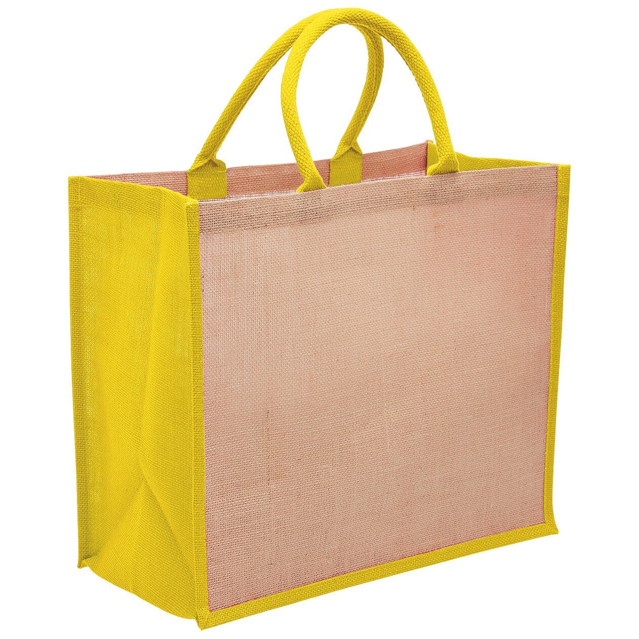 Eco Jute Tote with wide gusset - Image 2